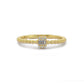 Kralen Band Stokbrood Diamanten Verlovingsring, Minimalistische 14k Massief Gouden Ring, Kleine Diamanten Trouwring