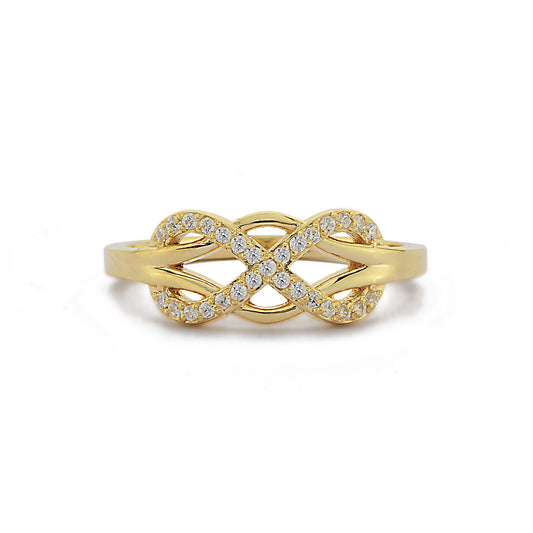 Oneindigheid Diamanten Gouden Dames Ring
