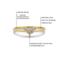 Driehoekige Diamanten Ring, Handgemaakte Driehoek Cluster 14k Gouden Ring, Verlovingsband