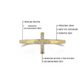 Kruis Wit Diamanten Gouden Ring