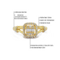 Baguette Gouden Diamanten Ring