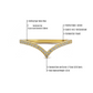 Chevron Wit Diamanten Gouden Dames Ring