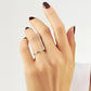 Kruis Wit Diamanten Gouden Ring