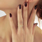 Bloemvormige Minimalistische Cluster Diamanten Gouden Ring