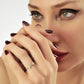 Minimalistische Cluster Diamanten Gouden Ring, Handgemaakte Gebogen 14k Massief Gouden Verlovingsring