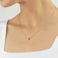 P Letter Diamanten Ketting Handgemaakte 14k en 18k Massief Gouden Hanger