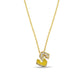 S Letter Diamanten Hanger Handgemaakte 14k en 18k Massief Gouden Hanger