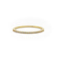 1,10 mm Witte Diamanten Band Minimalistische Gouden Dames Ring