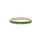 1,60 mm Groene Smaragd Band Minimalistische Gouden Dames Ring