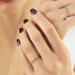 1,10 mm Rode Robijn Minimalistische Gouden Dames Ring