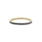 1,30 mm Blauwe Saffier Band Minimalistische Gouden Dames Ring